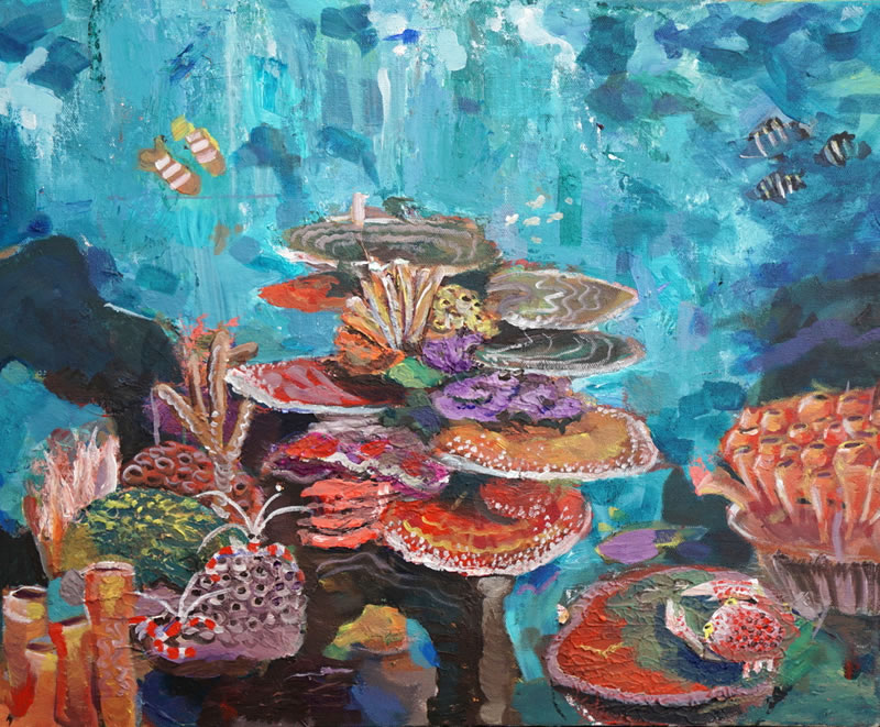 Adriana Taboada, Age 16, New York, NY; Vibrant Co-existence Adriana Taboada, Age 16, New York, NY; Vibrant Co-existence