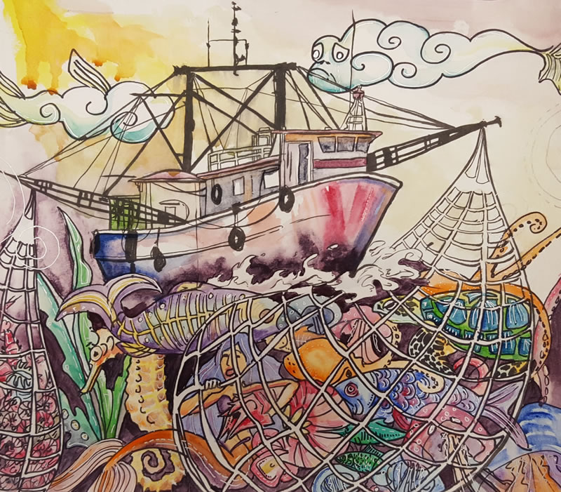 “Bled Out Depths” by Stephanie Tian, Age 16, Georgia “Bled Out Depths” by Stephanie Tian, Age 16, Georgia