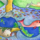 "We Protect Our Oceans Resource" by Dharunigsa Naguleshwaran, Age 11, Sri Lanka