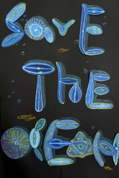 "Save the Ocean" by Aiden Zhang, Age 11, United States of America