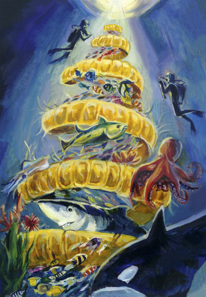 "The Foundations of Life" by Jake Kim, Age 13, United States of America