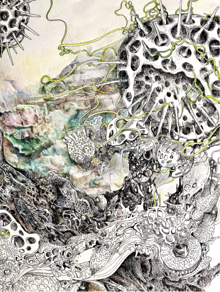 "Delicate Frameworks in Time" by Sophia Miao, Age 17, United States of America
