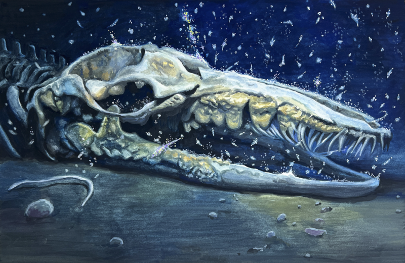 "Blue Afterlife" by Sean Hur, Age 17, United States of America
