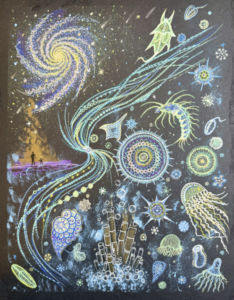 "Cosmic Currents: The Invisible Architects of the Ocean" by Rongze (Richard) Zhang, Age 17, Canada