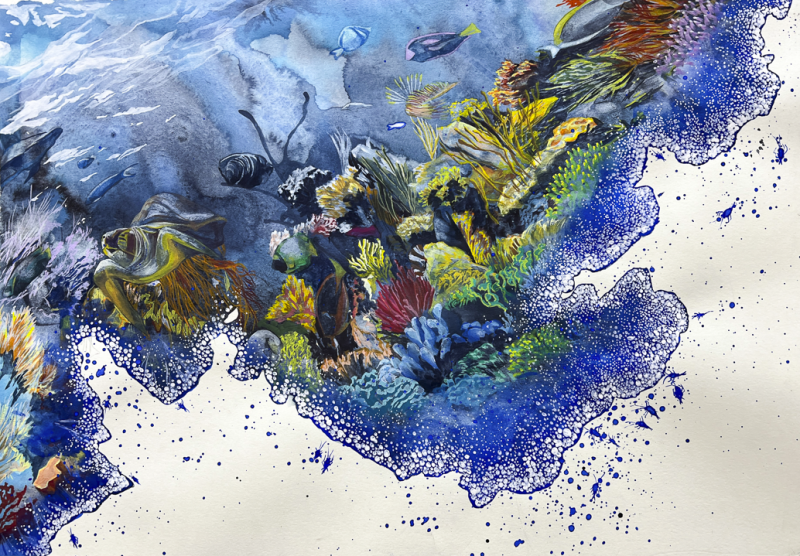 "Purification by Diffusion" by Siwoo Park, Age 17, Republic of Korea