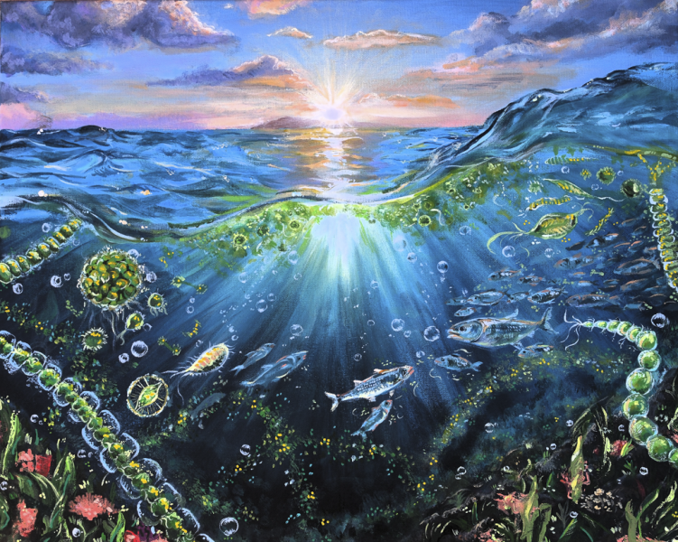 "The Unsung Heroes of Our Oceans" by Chloe Jang, Age 15, United States of America