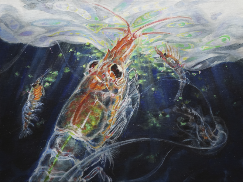 "The Invisible Origin of Life" by Chengtong Xu, Age 17, China
