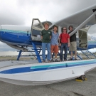 Dr. Andrew Bruckner, Dr. Sam Purkis, and Jeremy Kerr on the Golden Eye.