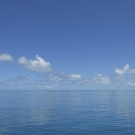 Glassy calm seas make for happy scientists in the Chagos Archipelago.