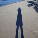 A shadow selfie islands style.
