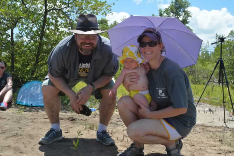Heather Brand and Matt Trumbull help to restore the mangroves in Jamaica so that one day their daughter will be able to enjoy this beautiful ecosystem.