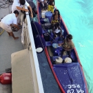 Local fisherman that the Khaled bin Sultan Living Oceans Foundation worked with to set up a fish sanctuary in Pedro Banks.