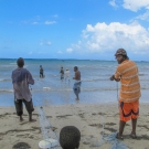 Local fisherman who worked with the Foundation to help set up fish sanctuaries.