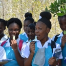 One way to identify mangroves is by tasting their leaves.