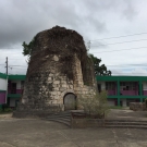 An old windmill still stands at William Knibb High School to remind students of a time when slavery was a part of their culture and how William Knibb helped to free slaves.