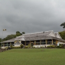 Seville Heritage Park has partnered with the University of the West Indies and the Living Oceans Foundation to provide mangrove education to area high school students. This photo is of the great house at Seville Heritage Park, which serves as a museum. The Seville property consists of 300 acres of property that allows visitors to explore Jamaica's history and culture.