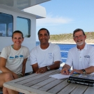 Aurora Alifano, Jean Wiener and Mike Tremble discuss the mission.