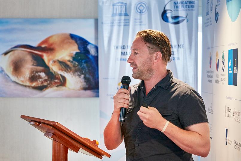 Zach Abaraham, Director of Global Campaigns for World Wildlife Fund International. (© Andreas Krueger/UNESCO)