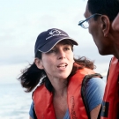 Alison Barrat Director of Communications at the Khaled bin Sultan Living Oceans Foundation. (© Andreas Krueger/UNESCO)