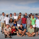 Our coral reef survey team for the Global Reef Expedition\'s mission to Jamaica.