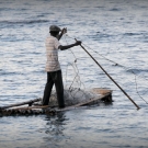 jamaaA man fishing from his raft in Jamaica.can-man-fishing-from-his-raft-at-pedro-bank