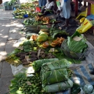 Fruit and vegetable market in Gizo.