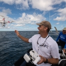 Will Robbins uses a camera drone to find sharks on reeftops. © Jürgen Freund/LOF