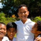 GPS Tu'anekivale students posing for the camera.