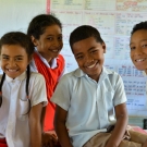 GPS Koloa students taking a break from their school work.