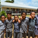 Boys at Vava'u Side School came to tell us goodbye.