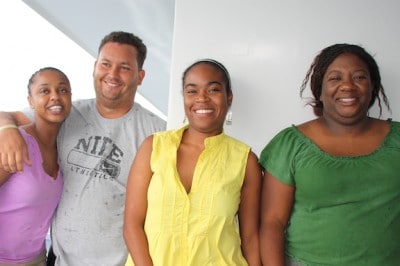 From Left to Right: Angnessa Lundy, The Nature Conservancy Bahamas Office; Lindy Knowles, Bahamas National Trust; Krista Sherman, Bahamas National Trust; Inidira Brown, Bahamas Dept. of Marine Resources