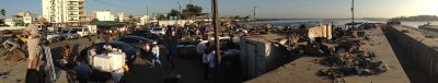Filming in Dakar