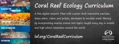 KSLOF Coral Reef Education Portal Wins 2016 W3 Award