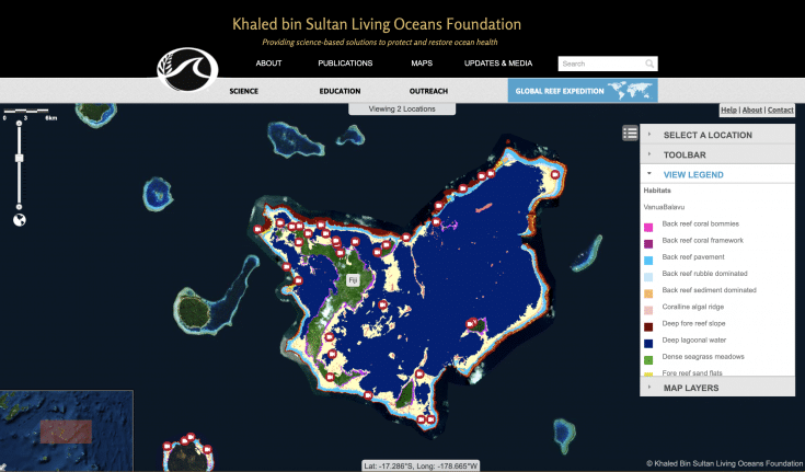 World Reef Map Coral Reef Map