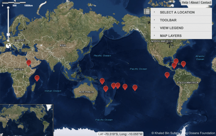 KSLOF World Reef Map