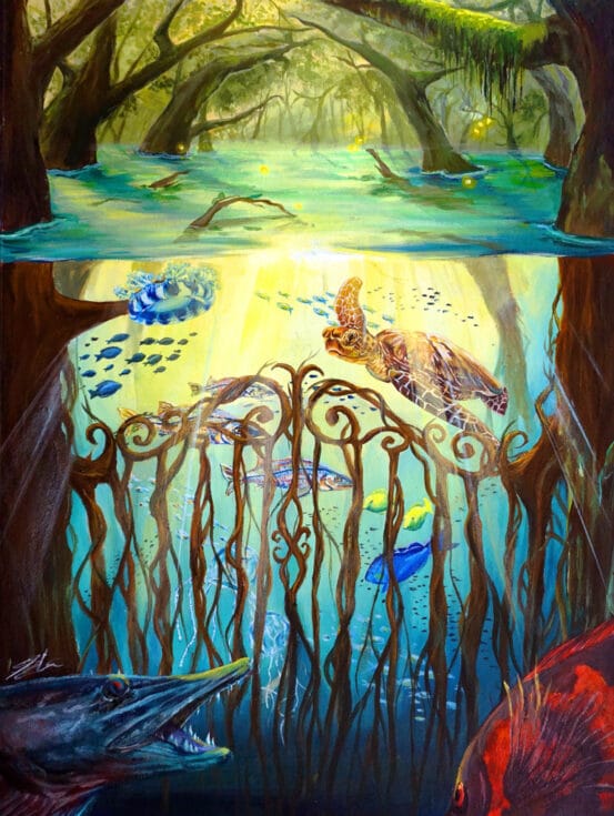 "The Guardians of the Sea" by Sharon Choi, Age 16, California, United States of America