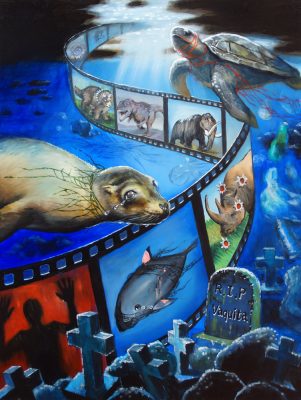 "We Are Next" by Boram Shim, Age 16, United States of America