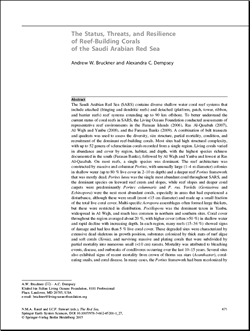 The Status, Threats, and Resilience of Reef-Building Corals of the Saudi Arabian Red Sea