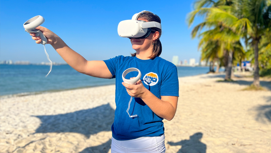 VR coral app