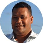 Apai Moala, Senior Geological Assistant with the Ministry of Lands and Natural Resources (MLNR)