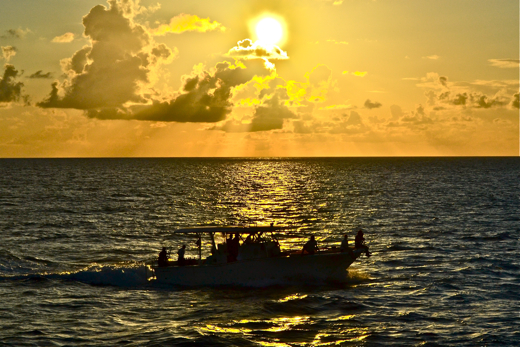 Arrival at Bajo Nuevo