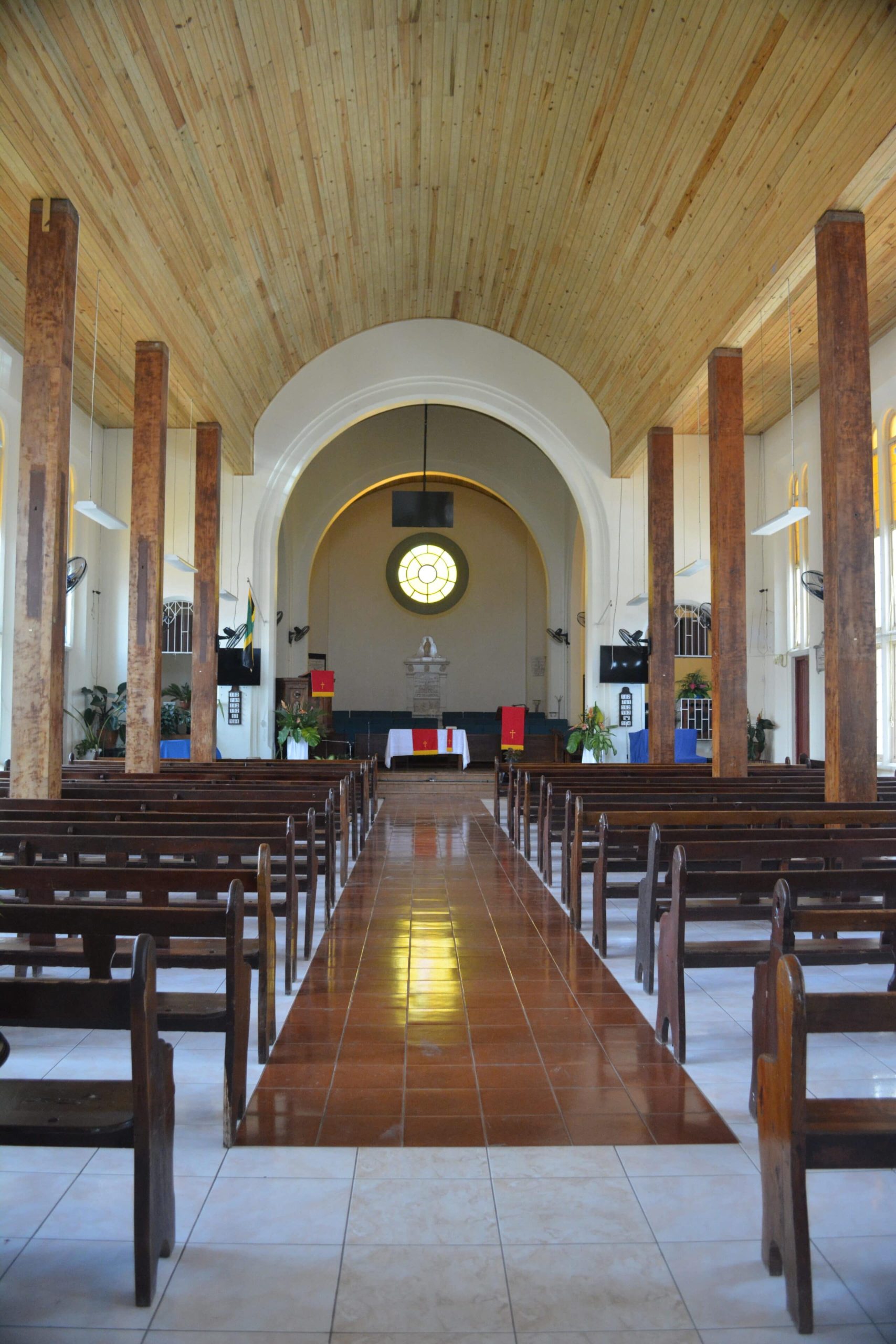 Inside William Knibb Memorial Baptist Church