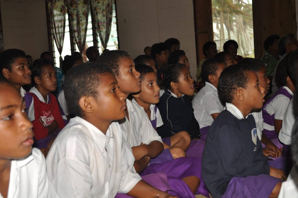 Fiji coral reef education