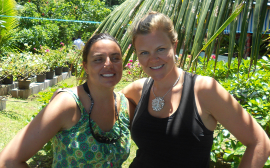 Dr. Sonia Bejarano and Candice Jwaszko