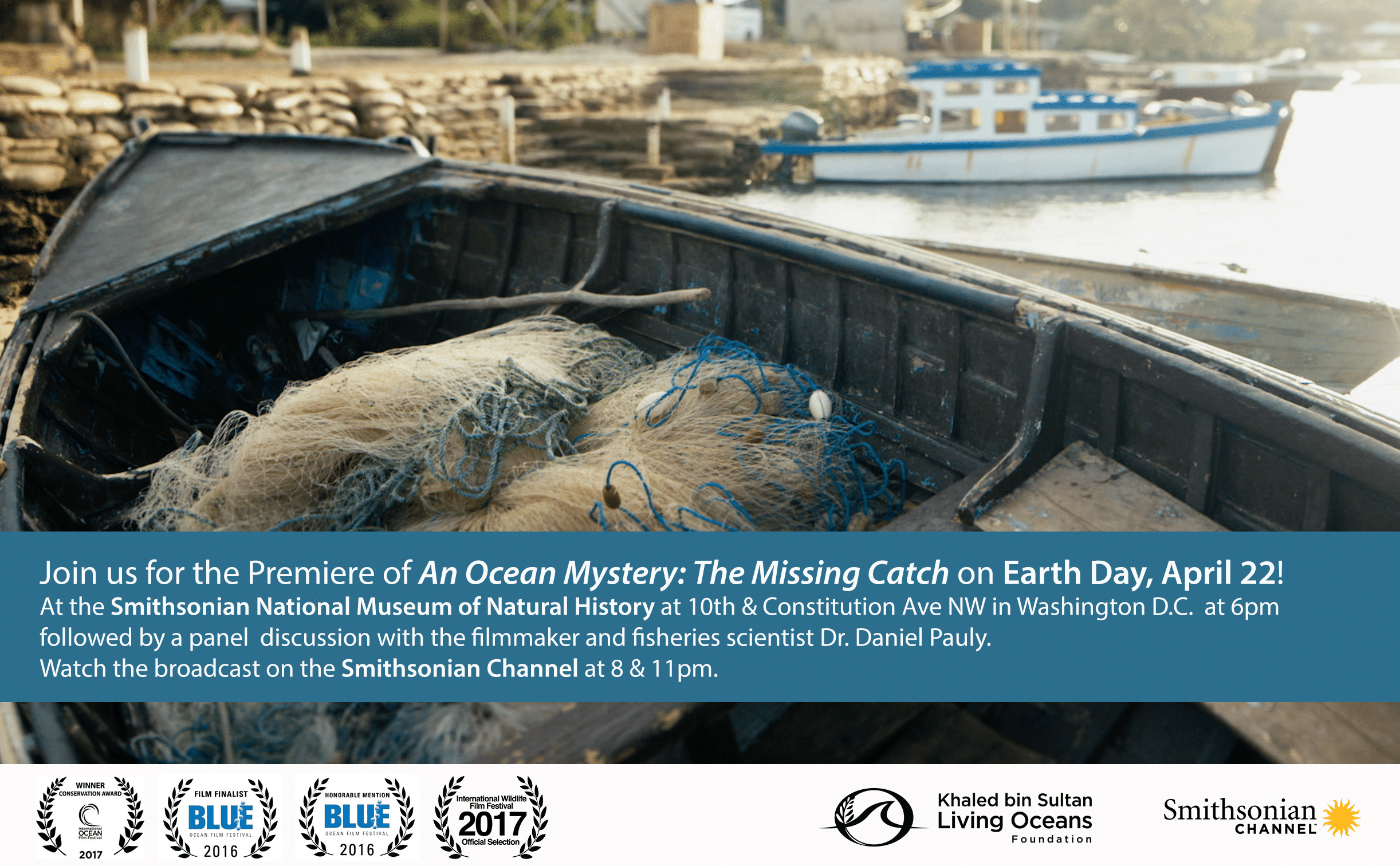 An Ocean Mystery: The Missing Catch Premiere Invitation