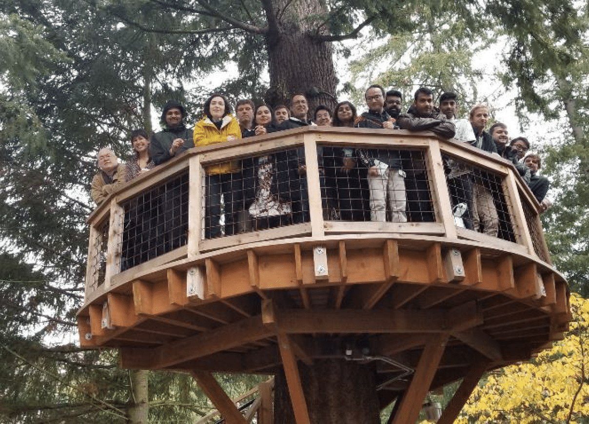 Anna Bakker with the 2018 AI for Earth awardees