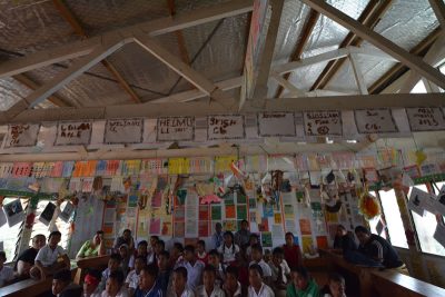 Tongan school displays students work