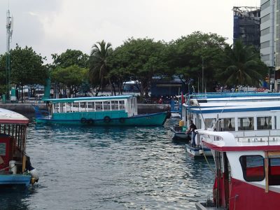ferry in Male