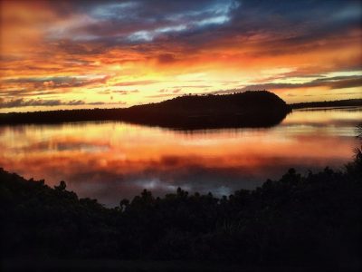 Sunset in Vava'u by Karen Stone of VEPA