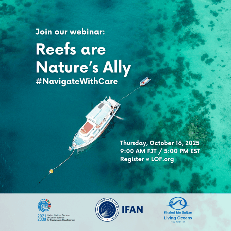 Reefs are Nature's Ally Navigate with Care webinar
